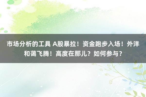 市场分析的工具 A股暴拉！资金跑步入场！外洋和蔼飞腾！高度在那儿？如何参与？