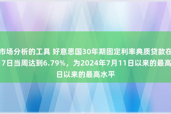 市场分析的工具 好意思国30年期固定利率典质贷款在11月7日当周达到6.79%，为2024年7月11日以来的最高水平