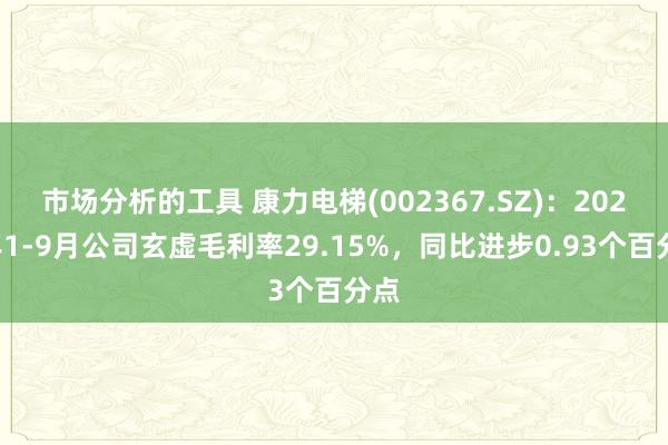 市场分析的工具 康力电梯(002367.SZ)：2024年1-9月公司玄虚毛利率29.15%，同比进步0.93个百分点