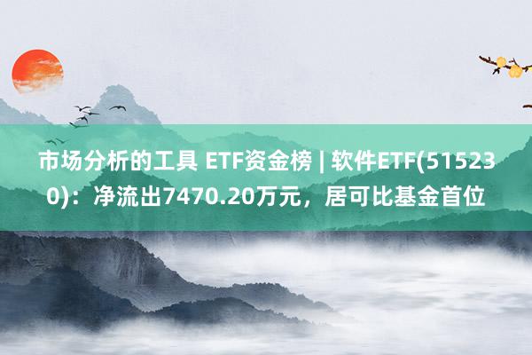 市场分析的工具 ETF资金榜 | 软件ETF(515230)：净流出7470.20万元，居可比基金首位