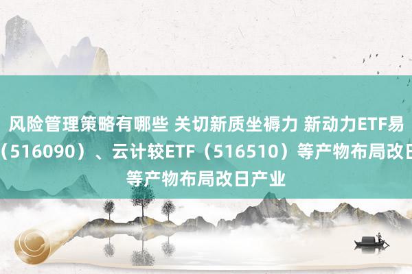 风险管理策略有哪些 关切新质坐褥力 新动力ETF易方达（516090）、云计较ETF（516510）等产物布局改日产业