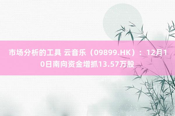 市场分析的工具 云音乐（09899.HK）：12月10日南向资金增抓13.57万股