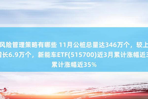 风险管理策略有哪些 11月公桩总量达346万个，较上月增长6.9万个，新能车ETF(515700)近3月累计涨幅近35%