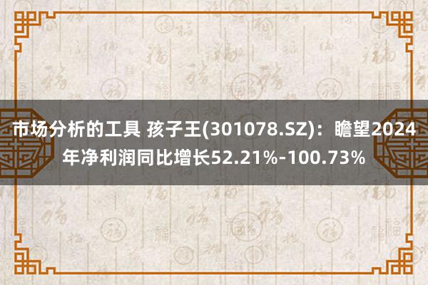 市场分析的工具 孩子王(301078.SZ)：瞻望2024年净利润同比增长52.21%-100.73%