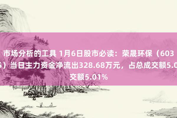 市场分析的工具 1月6日股市必读：荣晟环保（603165）当日主力资金净流出328.68万元，占总成交额5.01%