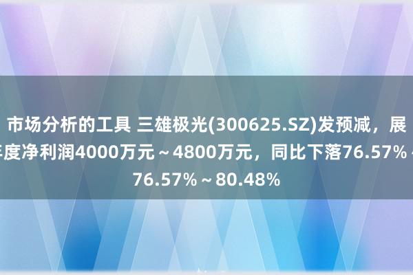 市场分析的工具 三雄极光(300625.SZ)发预减，展望2024年度净利润4000万元～4800万元，同比下落76.57%～80.48%