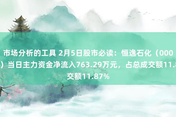 市场分析的工具 2月5日股市必读：恒逸石化（000703）当日主力资金净流入763.29万元，占总成交额11.87%