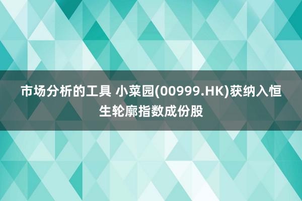 市场分析的工具 小菜园(00999.HK)获纳入恒生轮廓指数成份股