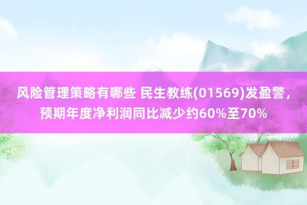 风险管理策略有哪些 民生教练(01569)发盈警，预期年度净利润同比减少约60%至70%