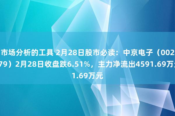 市场分析的工具 2月28日股市必读：中京电子（002579）2月28日收盘跌6.51%，主力净流出4591.69万元